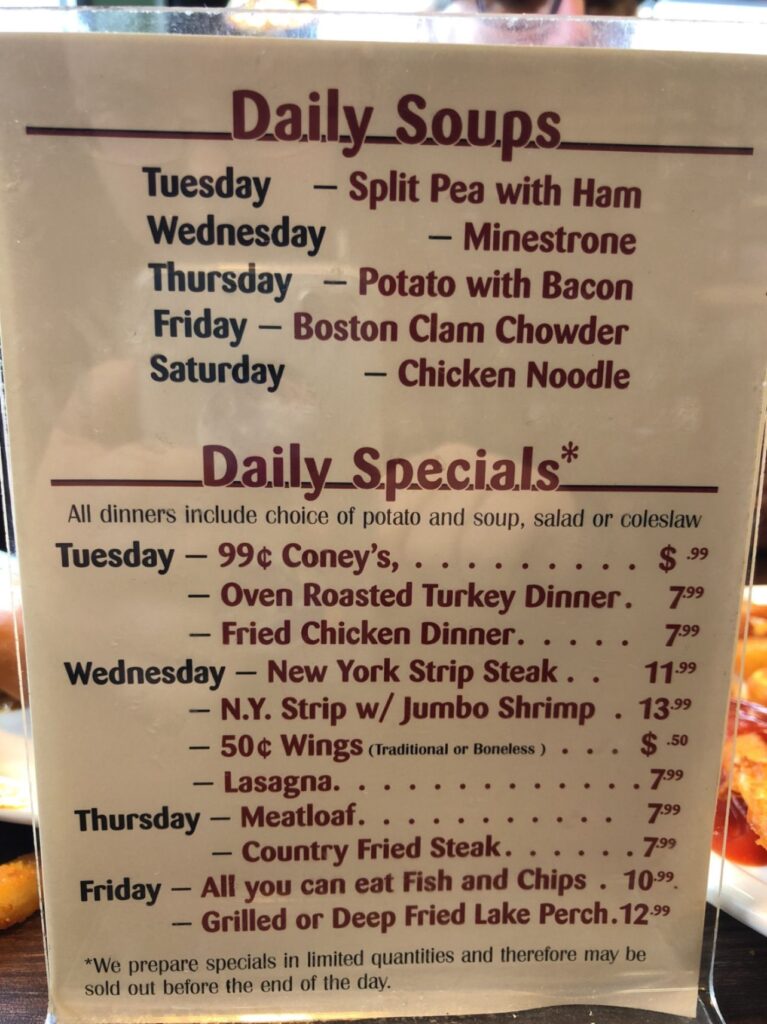 Milan Coney Island Menu 4